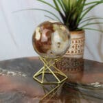 Bloem agaat bol nr. 3-3