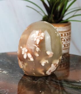 Bloem agaat sculptuur nr. 2-2