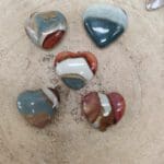 polychroom jaspis kleine hartjes nr. 8