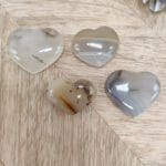 Dendriet agaat hartjes nr. 2