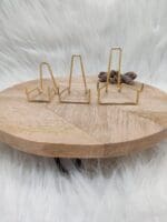 Metalen edelstenen houders maat S, M, L