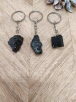 Zwarte toermalijn sleutel hanger