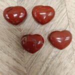 Rode jaspis hartjes nr. 1