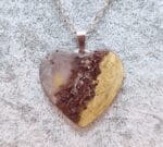 Mosagaat hartvormige ketting nr. 2-2