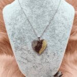 Mosagaat hartvormige ketting nr. 2