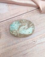 Caribbean blue calciet handsteen nr. 2-3