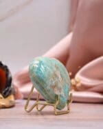 Caribbean blue calciet hart nr. 3-2