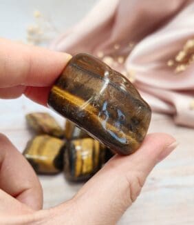 Tijgeroog trommelstenen 4-8 cm-2