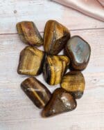 Tijgeroog trommelstenen 4-8 cm