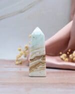 Caribbean blue calciet punt nr. 1-4