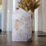 Agaat met bergkristal punt nr. 1