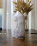 Agaat met bergkristal punt nr. 1-2