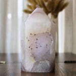 Agaat met bergkristal punt nr. 2