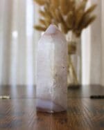 Agaat met bergkristal punt nr. 2-2