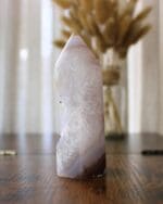 Agaat met bergkristal punt nr. 2-3