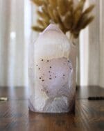 Agaat met bergkristal punt nr. 2