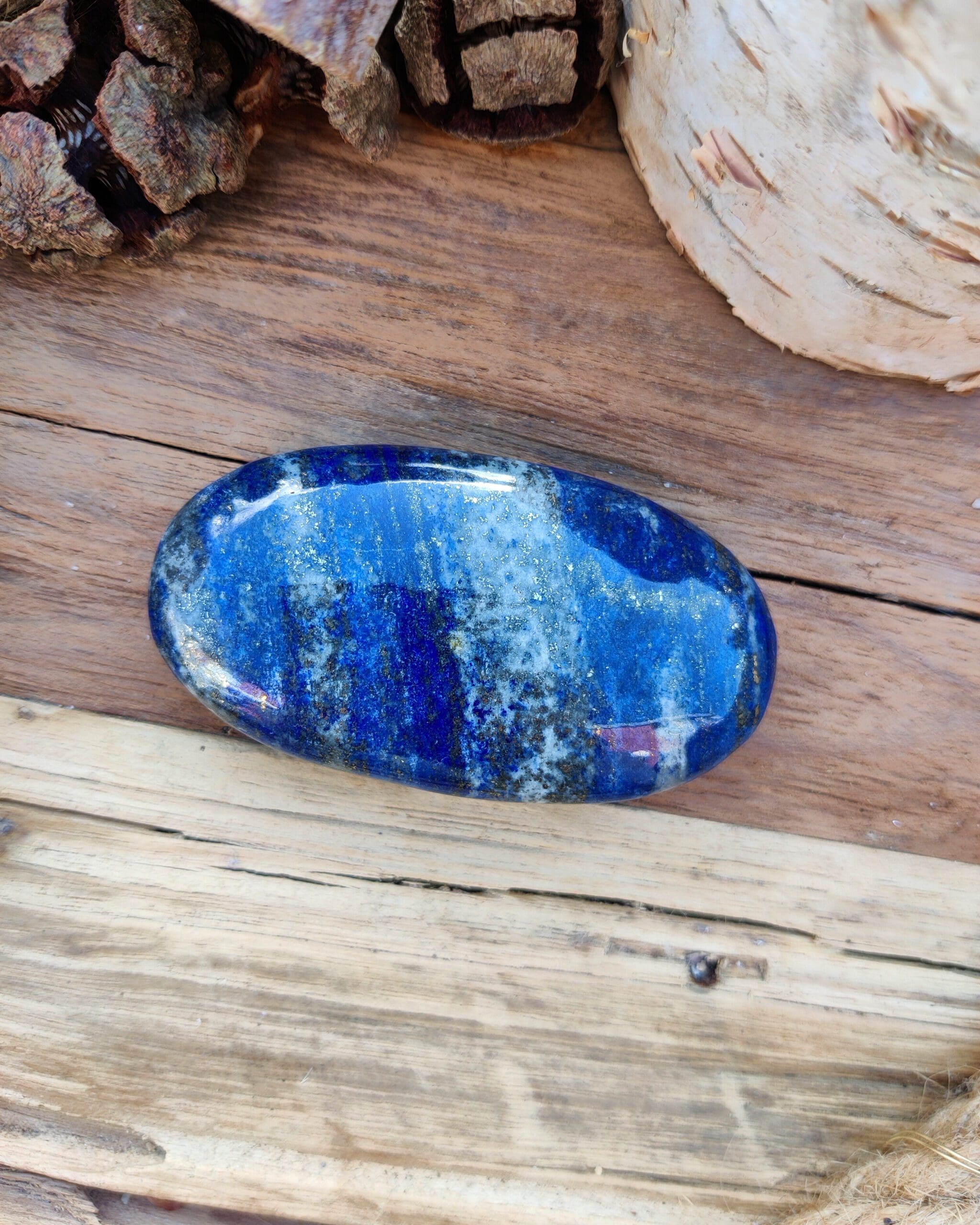 Lapis lazuli handsteen nr. 5-2