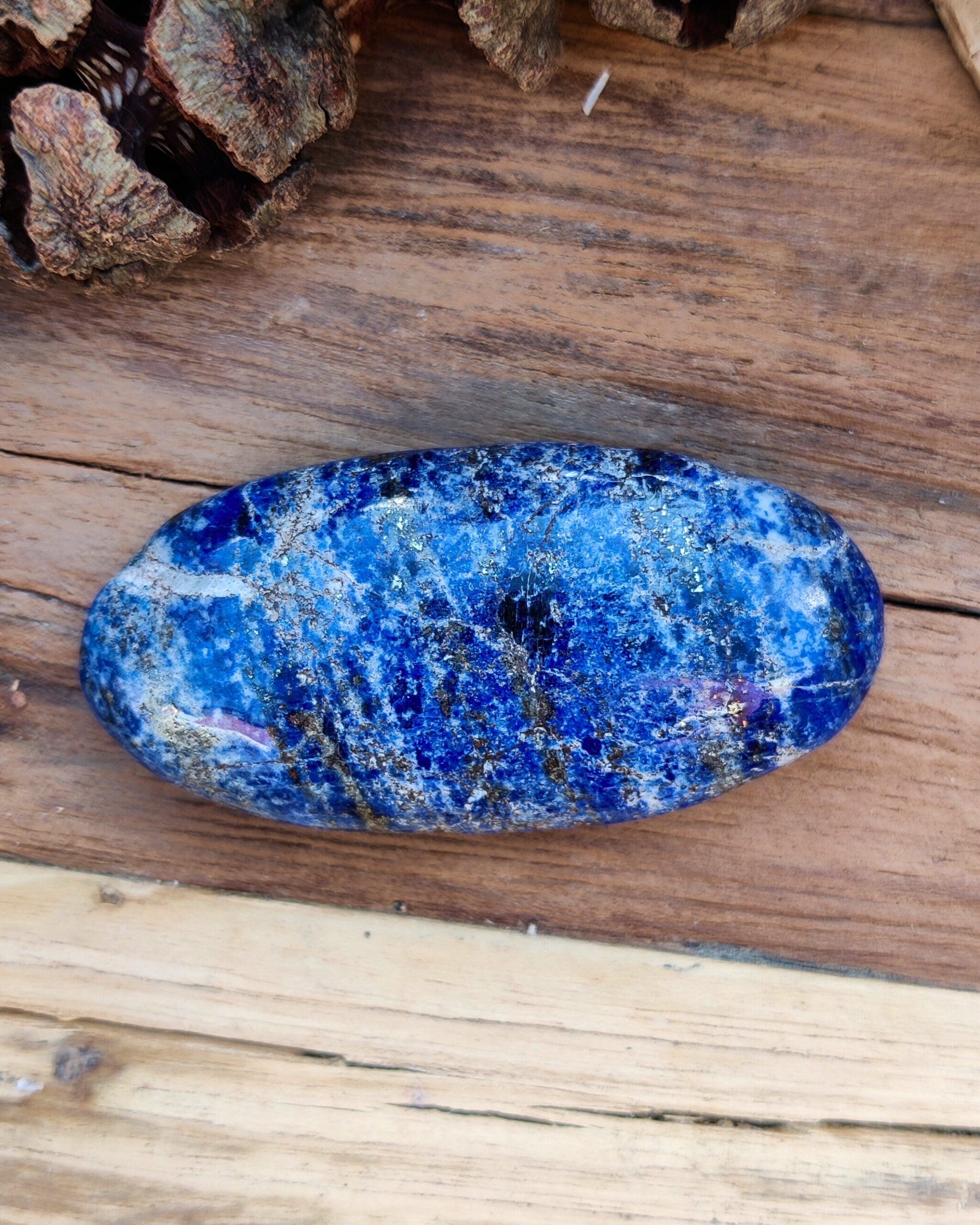 Lapis lazuli handsteen nr. 7-2