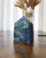 Agaat met bergkristal punt nr. 6-4