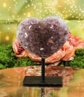 Amethist hart op standaard nr. 1