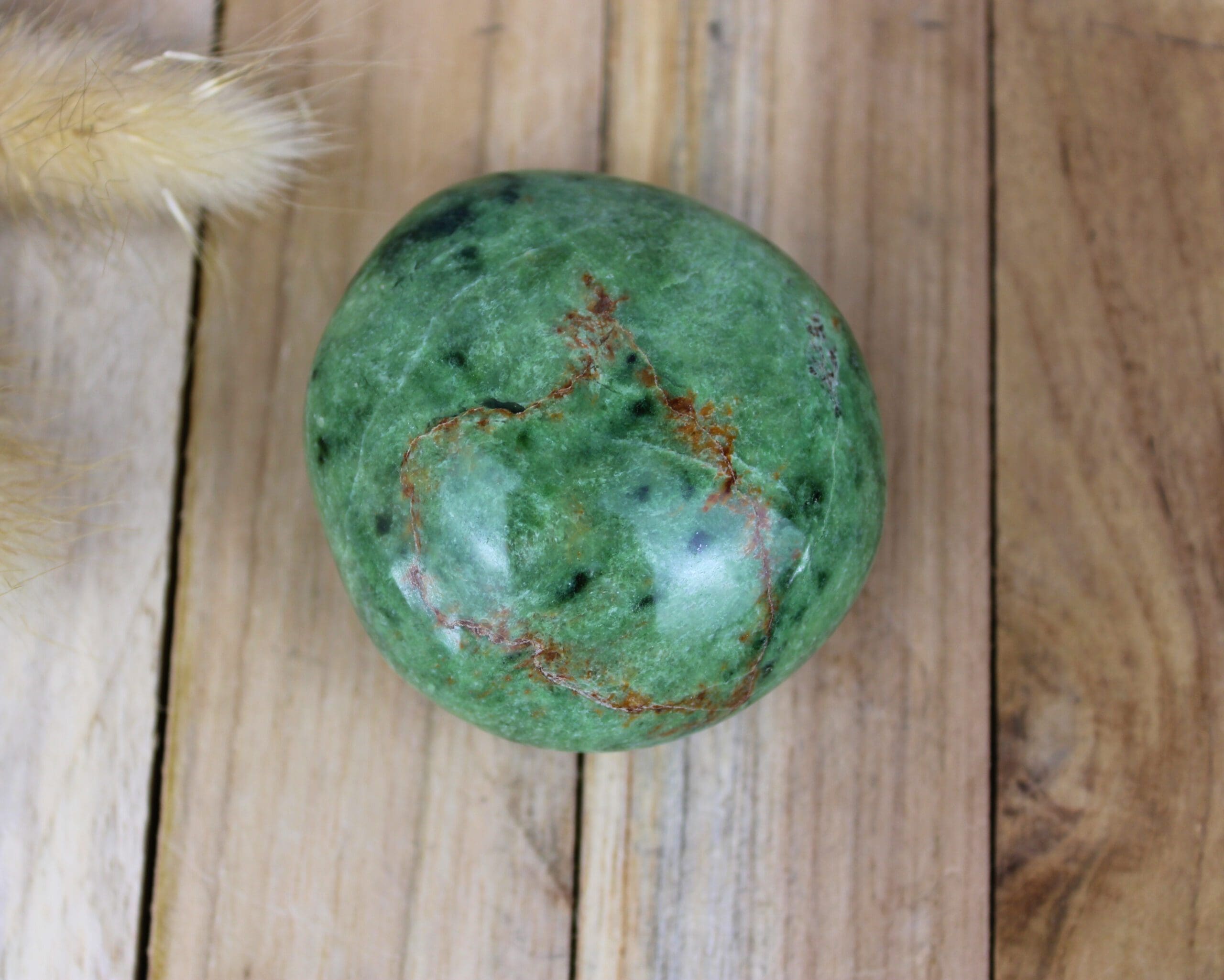 Chrysopraas handsteen nr. 3 Chrysopraas handsteen nr. 3