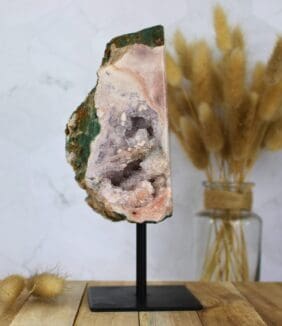 Roze amethist op standaard nr. 4-2