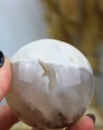 Sneeuw agaat bol nr. 4-8