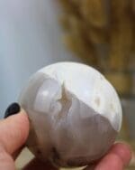 Sneeuw agaat bol nr. 4-9