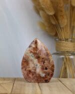 Rode jaspis druzy vlam nr. 3-4