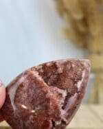 Rode jaspis druzy vlam nr. 6-5
