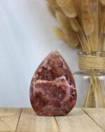 Rode jaspis druzy vlam nr. 6