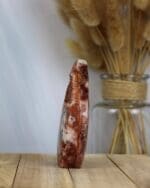 Rode jaspis druzy vlam nr. 7-3