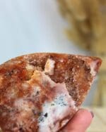 Rode jaspis druzy vlam nr. 7-5