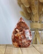 Rode jaspis druzy vlam nr. 7