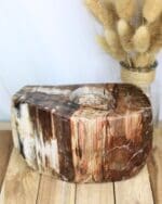 Versteend hout waxinelichthouder nr. 1-2