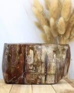 Versteend hout waxinelichthouder nr. 1-5