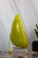 Groene opaal sculptuur nr. 1-2