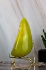 Groene opaal sculptuur nr. 1-3