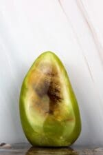 Groene opaal sculptuur nr. 1-5