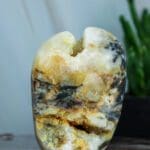 Zebra agaat druzy sculptuur nr. 2