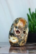Zebra agaat druzy sculptuur nr. 3-2