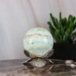 Caribbean blue calciet bol nr. 2
