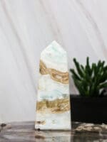 Caribbean blue calciet punt nr. 2-3