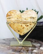 Crazy lace agaat hart op standaard nr. 1-2