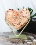 Crazy lace agaat hart op standaard nr. 6