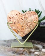 Crazy lace agaat hart op standaard nr. 6-2