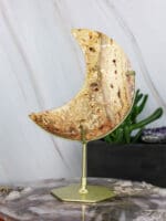 Crazy lace agaat maan op standaard nr. 5