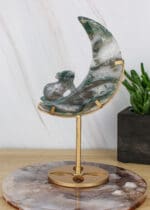 Mosagaat maan met huilende wolf op standaard nr. 1-2