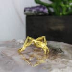 Vlinder houder goud maat S-2