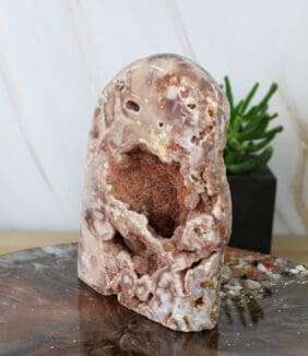 Roze amethist sculptuur nr. 23-2